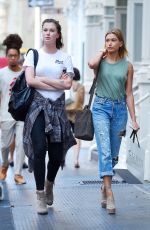HAILEY and IRELAND BALDWIN Out Shopping in New York 07/28/2015