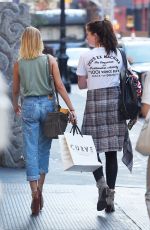 HAILEY and IRELAND BALDWIN Out Shopping in New York 07/28/2015