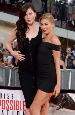 HAILEY, IRELAND and ALAIA BALDWIN at Mission: Impossible – Rogue Nation Premiere in New York