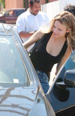 HALSTON SAGE in Jeans Out in Beverly Hills 07/10/2015
