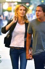 HEIDI KLUM and Vito Schnabel Out and About in New York 01/07/2015