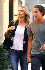 HEIDI KLUM and Vito Schnabel Out and About in New York 01/07/2015