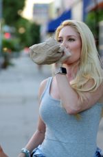 HEIDI MONTAG Leaves a Comedy Club in Los Angeles 07/29/2015