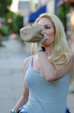 HEIDI MONTAG Leaves a Comedy Club in Los Angeles 07/29/2015