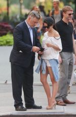 HILARIA and Alec BALDWIN Out in The West Village 07/28/2015