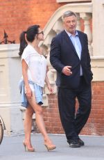 HILARIA and Alec BALDWIN Out in The West Village 07/28/2015