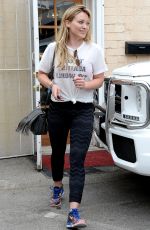 HILARY DUFF at Hhouse of Tayloring in West Hollywood 07/01/2015