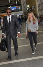HILARY DUFF at Los Angeles International Airport 07/03/2015