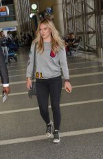 HILARY DUFF at Los Angeles International Airport 07/03/2015