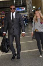 HILARY DUFF at Los Angeles International Airport 07/03/2015