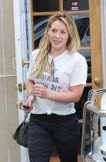 HILARY DUFF Heading to a Gym in West Hollywood 07/01/2015