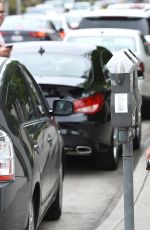 HILARY DUFF Leaves Cafe Zinque in West Hollywood 07/21/2015
