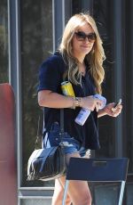 HILARY DUFF Leaves Nine Zero One Salon in West Hollywood 07/02/2015
