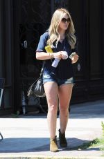 HILARY DUFF Leaves Nine Zero One Salon in West Hollywood 07/02/2015