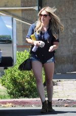 HILARY DUFF Leaves Nine Zero One Salon in West Hollywood 07/02/2015