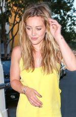 HILARY DUFF Leaves Sugarfish in Beverly Hills 07/13/2015