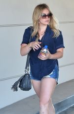 HILARY DUFF Out and About in Beverly Hills 07/02/2015