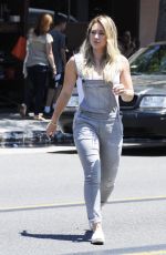 HILARY DUFF Out and About in Beverly Hills 07/24/2015