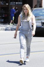 HILARY DUFF Out and About in Beverly Hills 07/24/2015
