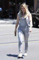 HILARY DUFF Out and About in Beverly Hills 07/24/2015