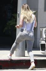 HILARY DUFF Out and About in Beverly Hills 07/24/2015