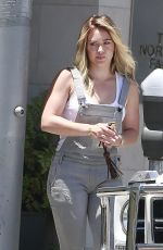 HILARY DUFF Out and About in Beverly Hills 07/24/2015