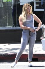 HILARY DUFF Out and About in Beverly Hills 07/24/2015