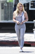 HILARY DUFF Out and About in Beverly Hills 07/24/2015