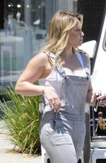 HILARY DUFF Out and About in Beverly Hills 07/24/2015