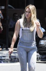 HILARY DUFF Out and About in Beverly Hills 07/24/2015