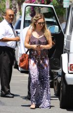 HILARY DUFF Out and About in Studio City 07/14/2015