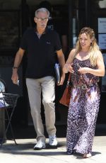 HILARY DUFF Out and About in Studio City 07/14/2015