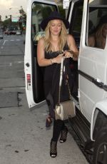 HILARY DUFF Out and About in West Hollywood 07/30/2015