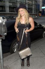 HILARY DUFF Out and About in West Hollywood 07/30/2015