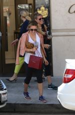 HILARY DUFF Out Shopping in Beverly Hills 07/13/2015