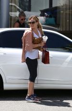 HILARY DUFF Out Shopping in Beverly Hills 07/13/2015