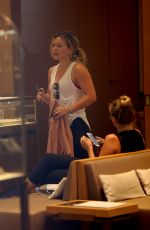 HILARY DUFF Out Shopping in Beverly Hills 07/13/2015