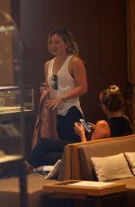 HILARY DUFF Out Shopping in Beverly Hills 07/13/2015