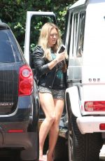 HILARY DUFF Out Shopping in Beverly Hills 07/17/2015