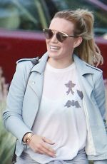 HILARY DUFF Out with Friends in West Hollywood 06/29/2015