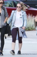 HILARY DUFF Out with Friends in West Hollywood 06/29/2015