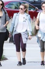 HILARY DUFF Out with Friends in West Hollywood 06/29/2015