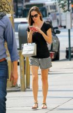 HILARY SWANK Out Shopping at Giorgio Armani in New York 07/29/2015