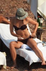 MARIA SHARAPOVA in Bikini at a Beach in Montenegro 07/19/2015