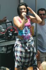DEMI LOVATO at Cool for the Summer Pool Party Tour in Miami