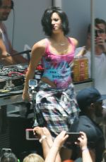 DEMI LOVATO at Cool for the Summer Pool Party Tour in Miami