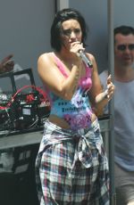 DEMI LOVATO at Cool for the Summer Pool Party Tour in Miami