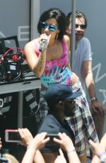 DEMI LOVATO at Cool for the Summer Pool Party Tour in Miami