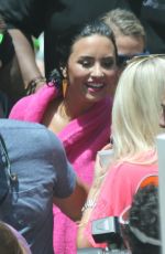 DEMI LOVATO at Cool for the Summer Pool Party Tour in Miami