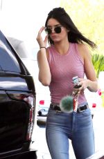 KENDALL JENNER at a Gas Station in Calabasas 07/23/2015